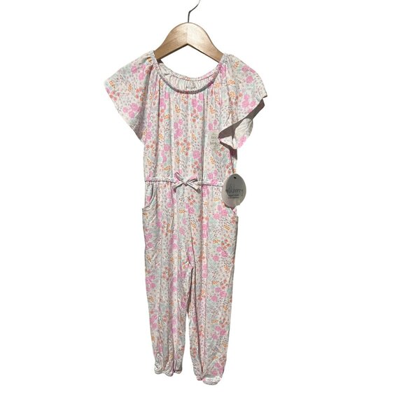 New Milkberry Pink Bamboo Romper sz 3T - Picture 1 of 4